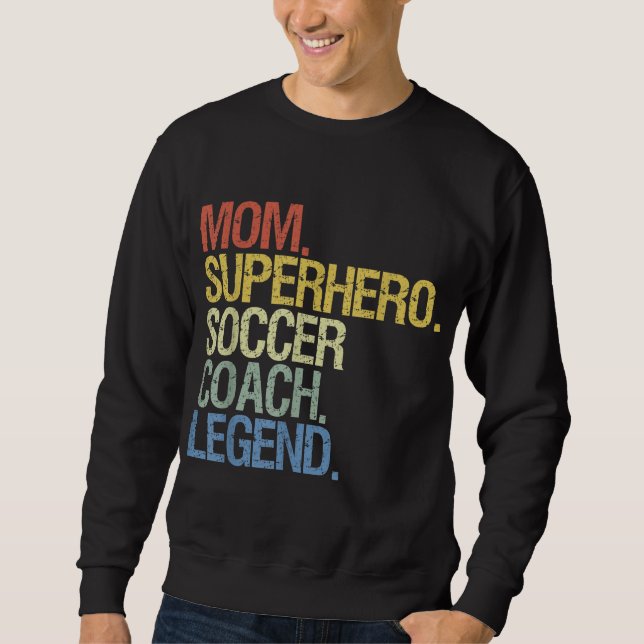 Fotboll mamma lång ärmad tröja (Framsida)