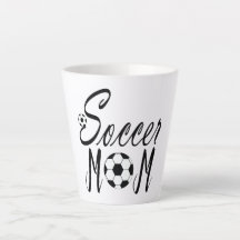 Fotboll Mamma latte Kaffe koppar