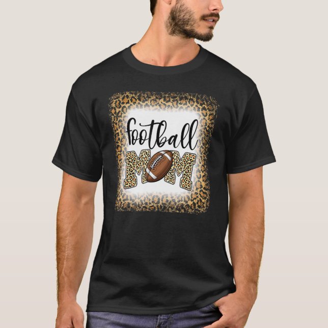 Fotboll Mamma Leopard Mamma Mors dag 20 T Shirt (Framsida)
