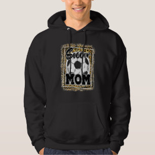 Fotboll Mamma Leopard Sport Boll Mamma Mors dag Hoodie