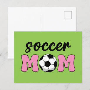 Fotboll Mamma Mors dag Helg Vykort