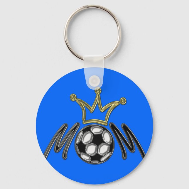 Fotboll MAMMA Nyckelring (Framsida)