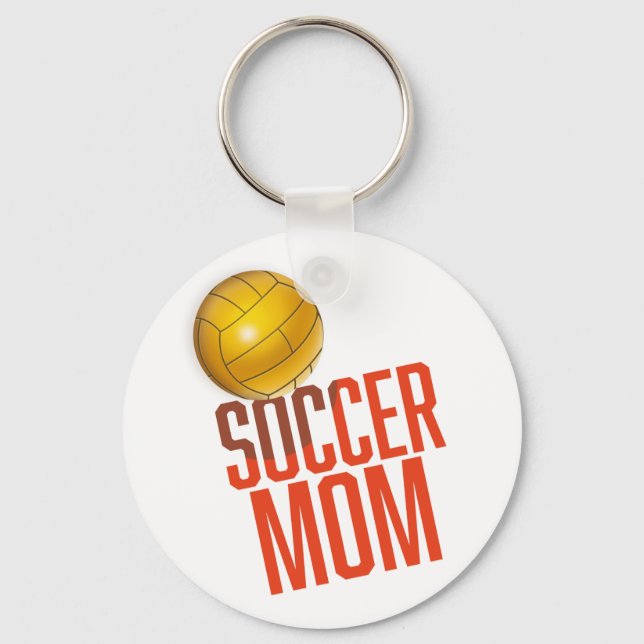 Fotboll Mamma Nyckelring (Framsida)