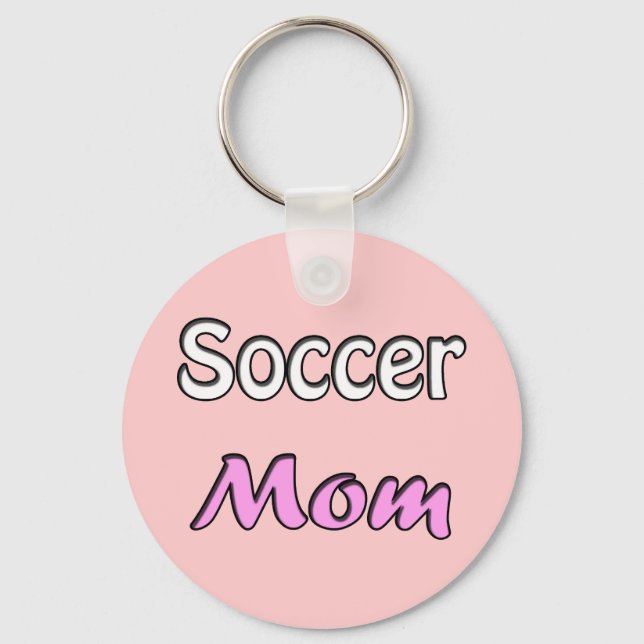 Fotboll Mamma Nyckelring (Framsida)