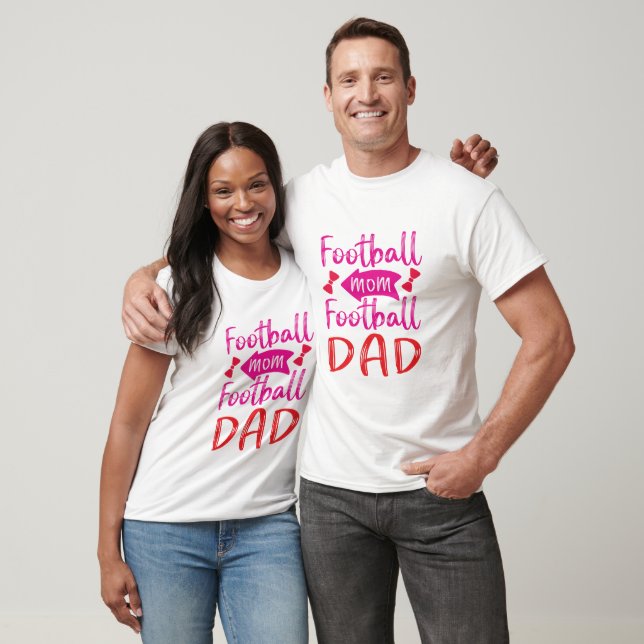 Fotboll Mamma och Pappa T Shirt (Unisex)