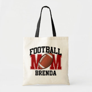 Fotboll Mamma Personlig (röd) Tygkasse