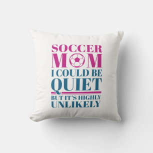 Fotboll Mamma Quiet Kudde