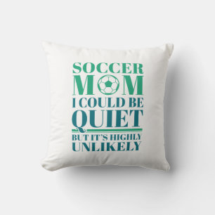 Fotboll Mamma Quiet Kudde