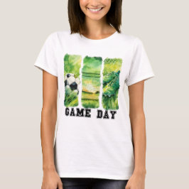 Fotboll, Mamma, speldagsljort, fotboll T Shirt