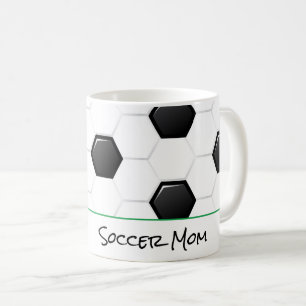 Fotboll Mamma Sports Team Spirit Boll Goal Player Kaffemugg