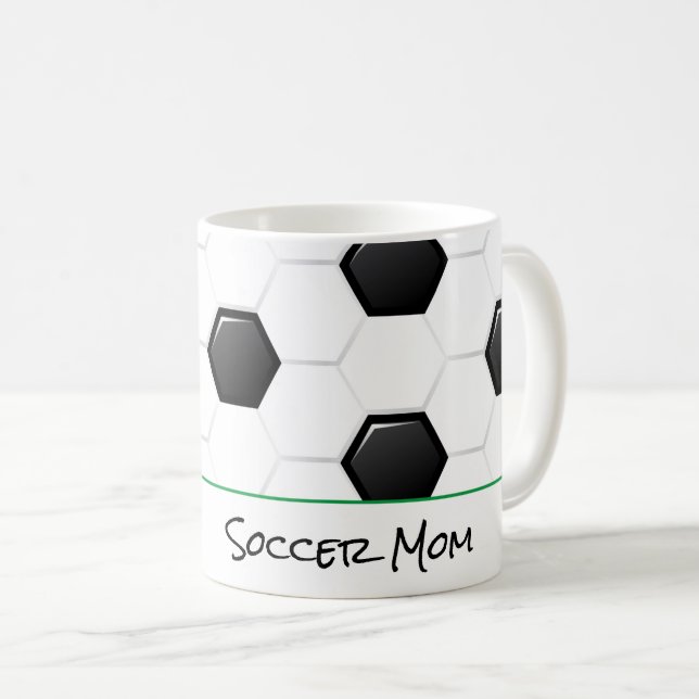 Fotboll Mamma Sports Team Spirit Boll Goal Player Kaffemugg (Framsida höger)