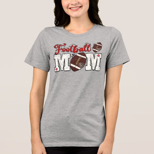 Fotboll Mamma T Shirt (Framsida)