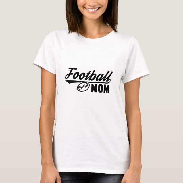 Fotboll Mamma T Shirt (Framsida)