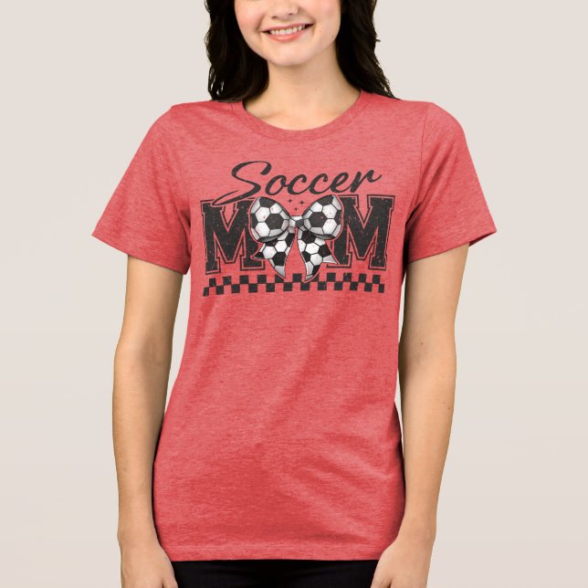 Fotboll Mamma T Shirt (Framsida)