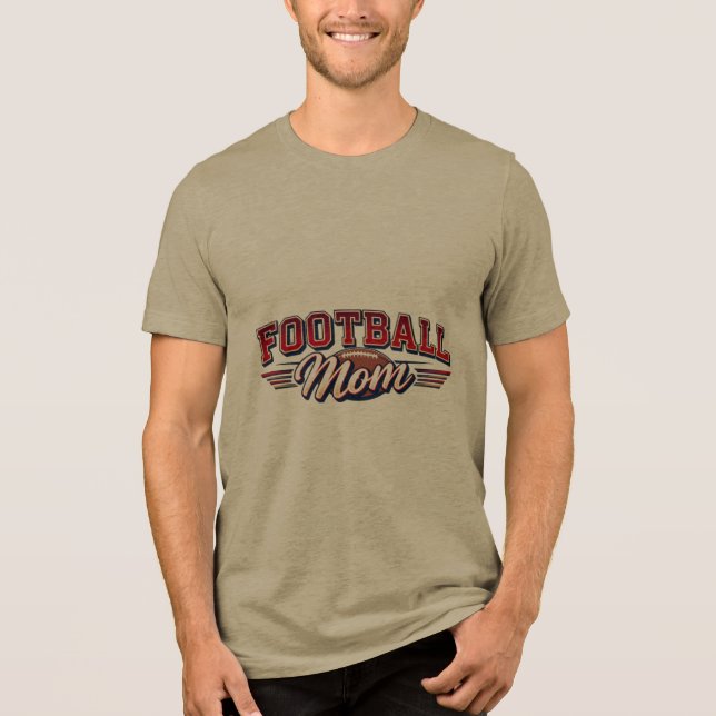 Fotboll Mamma T Shirt (Framsida)