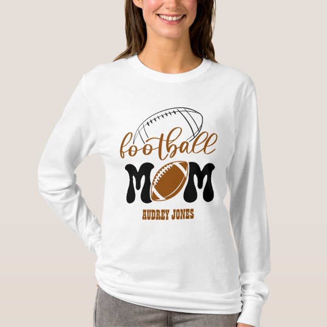 Fotboll Mamma T Shirt (Framsida)