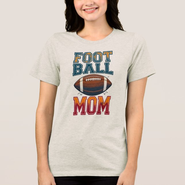 Fotboll Mamma T Shirt (Framsida)