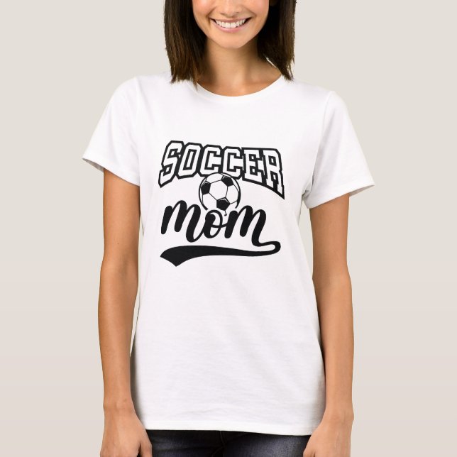 Fotboll Mamma T Shirt (Framsida)