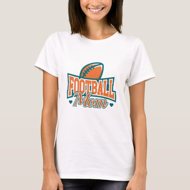 Fotboll Mamma T Shirt (Framsida)
