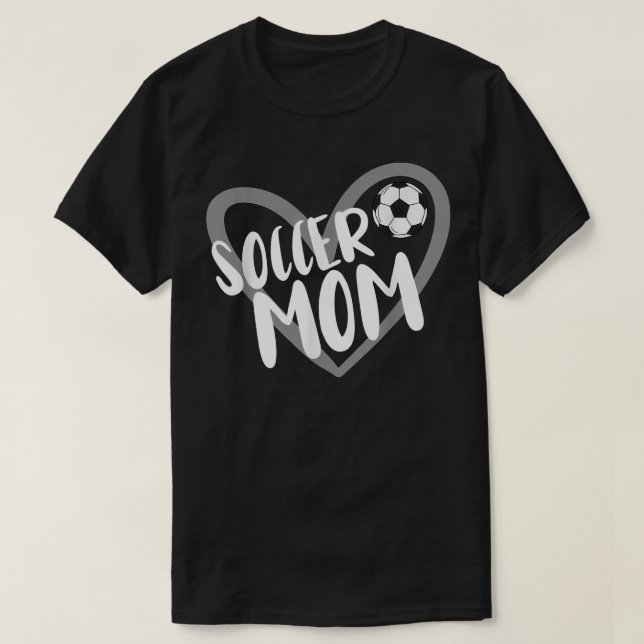 Fotboll Mamma T Shirt (Design framsida)