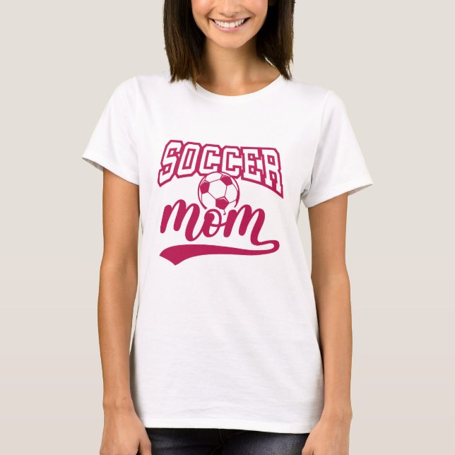 Fotboll Mamma T Shirt (Framsida)
