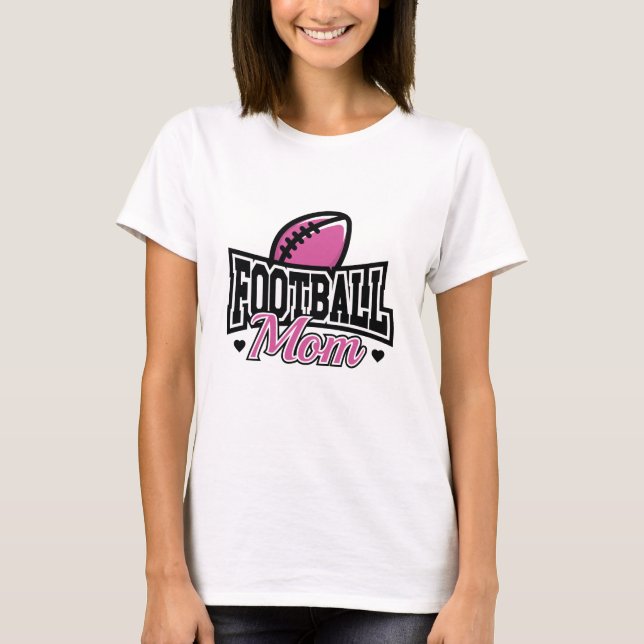 Fotboll Mamma T Shirt (Framsida)