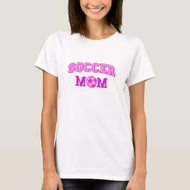 Fotboll Mamma Teckning och text hela Rosan T Shirt