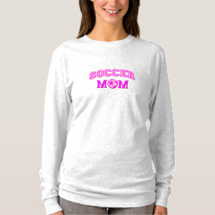 Fotboll Mamma Teckning och text hela Rosan T Shirt