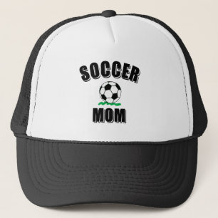 Fotboll Mamma Teckning och text Keps