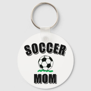 Fotboll Mamma Teckning och text Nyckelring