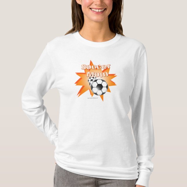 Fotboll Mamma Tee Shirt (Framsida)