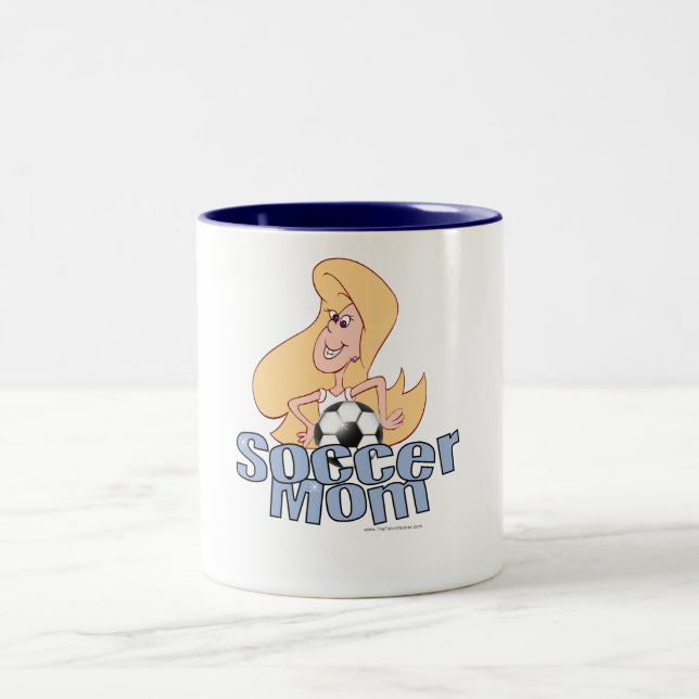 Fotboll Mamma Två-Tonad Mugg (Center)