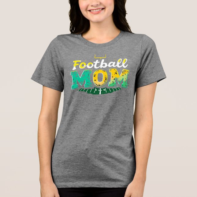Fotboll Mamma Vibes T Shirt (Framsida)
