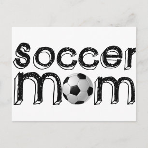 Fotboll Mamma Vykort