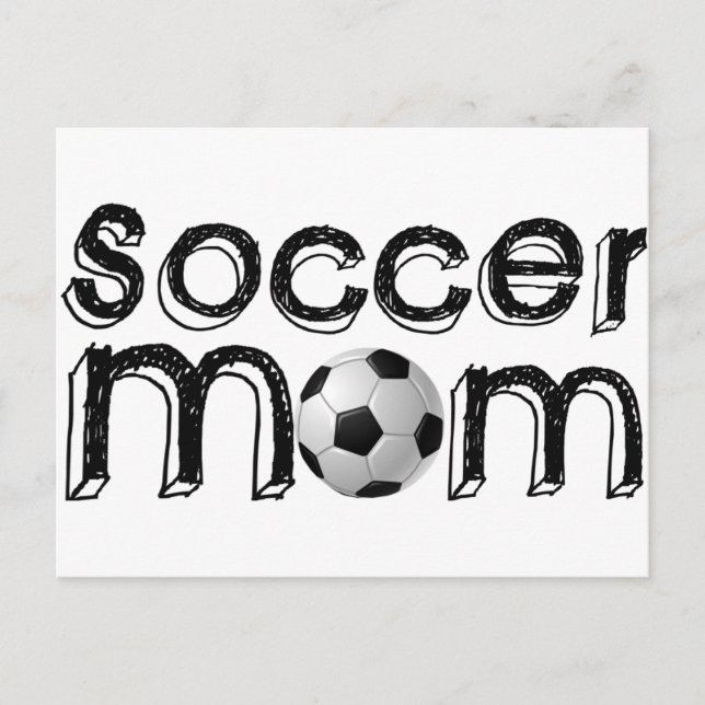 Fotboll Mamma Vykort (Framsida)
