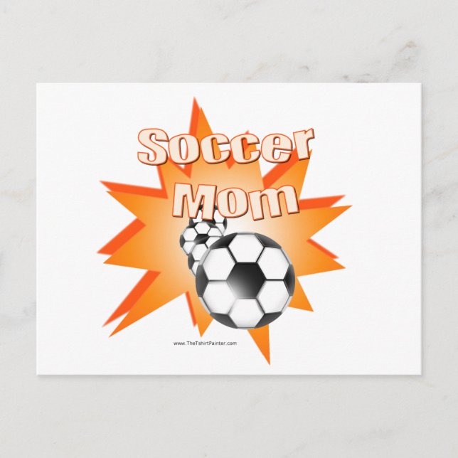Fotboll Mamma Vykort (Framsida)