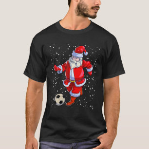 Fotboll Manar Kids Boys Soccer Jultomten T Shirt