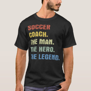 Fotboll mannen hjälten i legenden  t shirt
