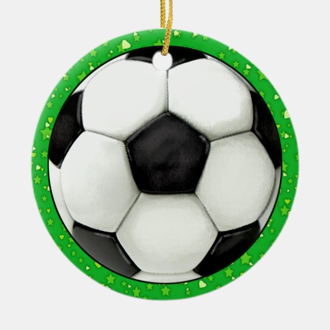 Fotboll/Märkre - SRF Julgransprydnad Keramik (Framsidan)