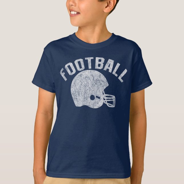 Fotboll med Helmet Tee (Framsida)