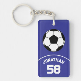 Fotboll med Namn och Jersey Number Blue
