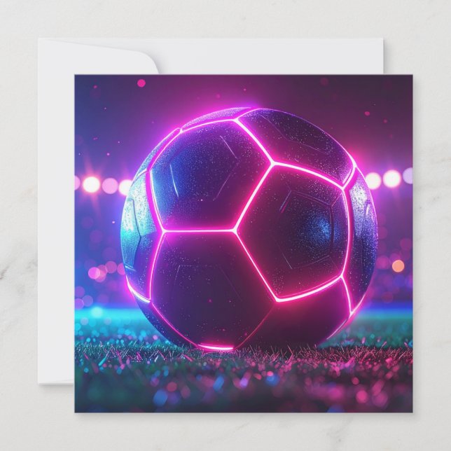 Fotboll Mega Inbjudningar (Framsida)