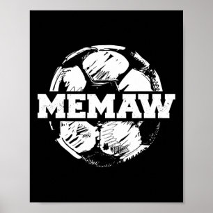 Fotboll Memaw Fotboll Byll Split Rolig Fotboll Mem Poster
