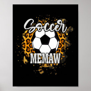 Fotboll Memaw Vintage Fotboll Familj Matchande T T Poster