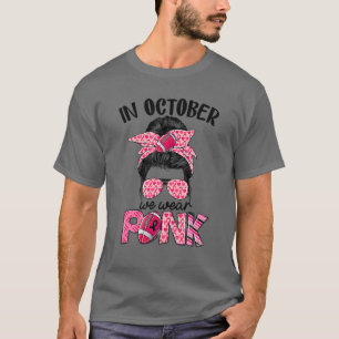 Fotboll Messy Bun Sunglass i oktober Vi Bära P T Shirt