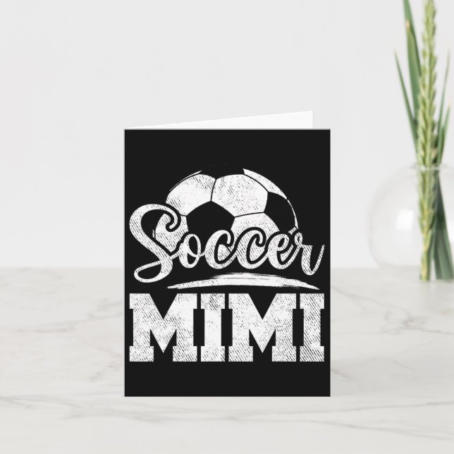 Fotboll Mimi Fotbollsspelare Speldag Mors dag  Kort (Framsida)