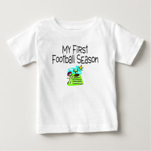 Fotboll min första fotbollsäsong (stick figur) tröja