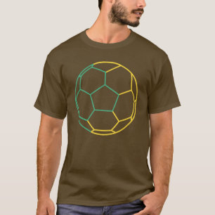 Fotboll - modern konst - Mörk T-Shirt