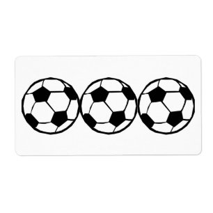 Fotboll mönster fraktsedel