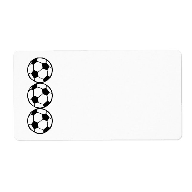 Fotboll mönster fraktsedel (Framsidan)